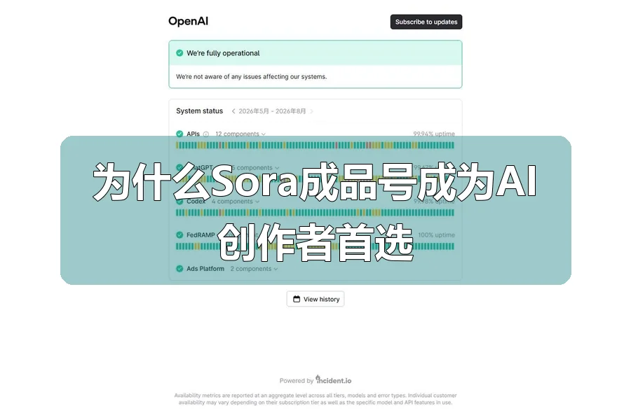 为什么Sora成品号成为AI创作者首选